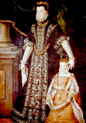 Diane d'Andouins et Catherine de Gramont sa fille